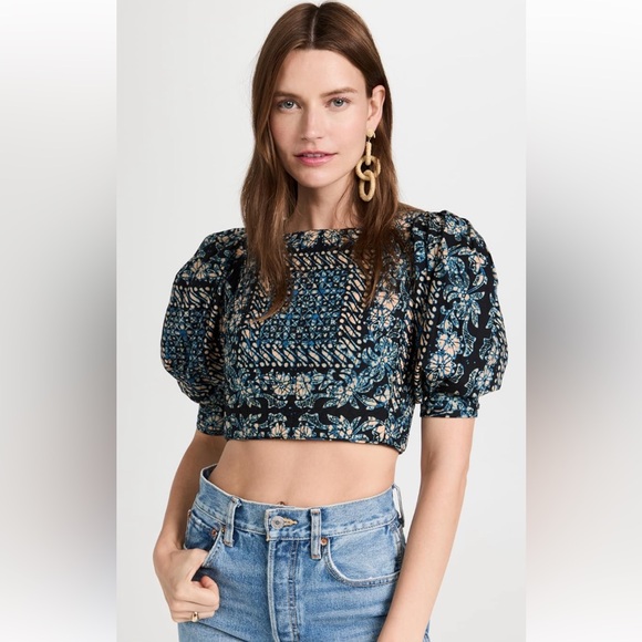 ***SOLD*** Ulla Johnson - Anise Top in Azure - Picture 5 of 5